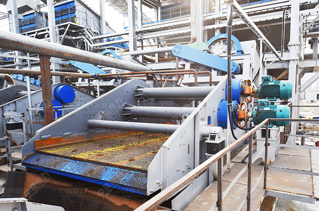 細沙回收脫水一體機現場