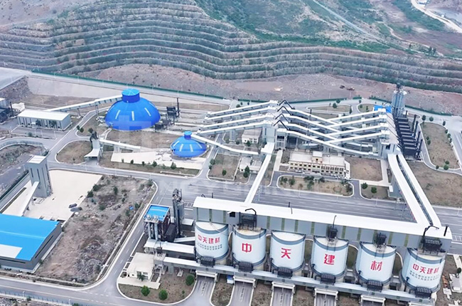 河南中天建材年產千萬噸砂石骨料生產線 河南中天建材年產千萬噸砂石骨料生產線