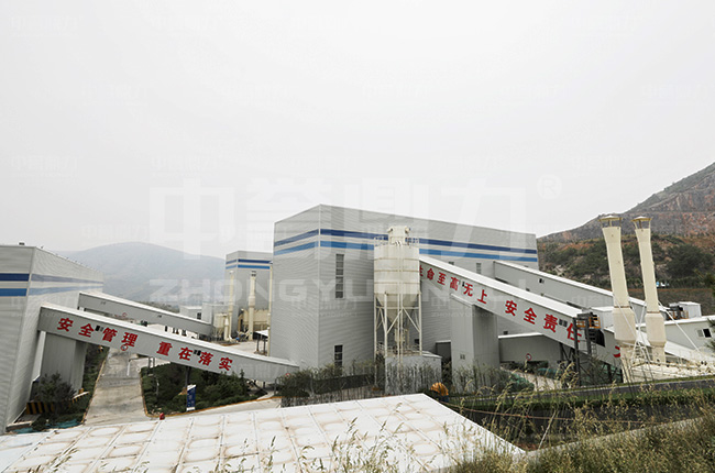 河南恒源礦業時產3000噸骨料生產線 河南恒源礦業時產3000噸骨料生產線