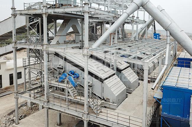 河南新鄉天利建材時產2500噸砂石料生產線 河南新鄉天利建材時產2500噸砂石料生產線